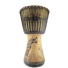 65cm Profi Djembe Trommel West Afrika Ghana Fair Trade  Bild 1