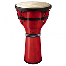 STAGG Holz Djembe 13 Zoll rot Bild 1