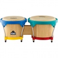 Nino Percussion NINO3NT-HK Holzbongo Kessel natur / Hardware bunt Bild 1