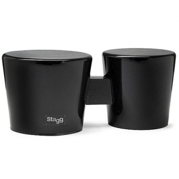 STAGG Cajon-Bongos, 6,5 Zoll & 7,5 Zoll, schwarz, Percussion Bild 1
