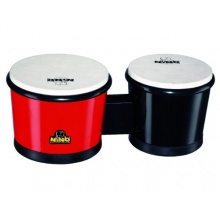 Nino Percussion NINO19R/BK ABS Bongo rotschwarz Bild 1