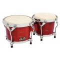 GEWA: Bongo Club Salsa Naturfelle, stimmbar 6,5 + 7,5 Farbe: ROT, Percussion Bild 1