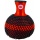 Meinl Percussion SH-R Shekere (Medium), rot, Cabasa Bild 1