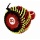 Meinl Percussion CA7R Fiberglas Cabasa, rot Bild 1