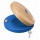 Kastagnetten aus Holz, natur-blau, einzeln Bild 1