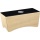Meinl Percussion BCA2NT-EBK-M Snare Bongo Cajon, natural/ebony black Bild 1