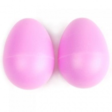 1 Paar Kunststoff Percussion Musikalischen Ei Maracas Shaker - pink Bild 1