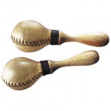 STAGG Paar Maracas, Naturfell, Medium Bild 1