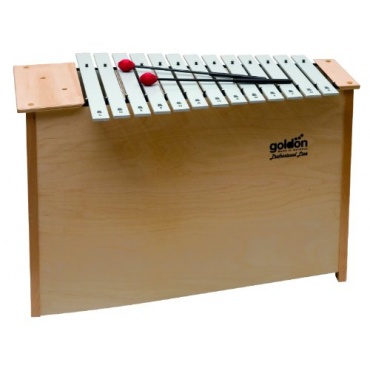 Goldon - Bass-Metallophon Professional Line 16 Stck Alu Klangplatten Bild 1