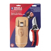 Spear & Jackson Bypass Gartenschere mit Lederhlle Bild 1