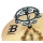 Meinl Percussion HTHH1BK Hihat Tambourine mit Stahlschellen einreihig schwarz Bild 2