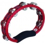 Meinl Percussion TMT1R Tambourine mit Stahlschellen 2-reihig Handmodell rot Bild 1