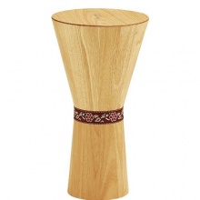Tycoon Percussion Djembe Cajon (aus Kautschukholz, ca. 25 cm) Bild 1
