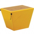 Tycoon Percussion Quintus Cajon (aus Kautschukholz) gelb Bild 1