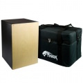 Tiger CAJ2-BK Cajon mit gepolsterten Tasche schwarz, Percussion Bild 1