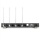  4-Kanal Profi Funkmikrofonset VHF-Frequenz (4 Mikrofone, Rackeinbau, XLR) von Auna Bild 3