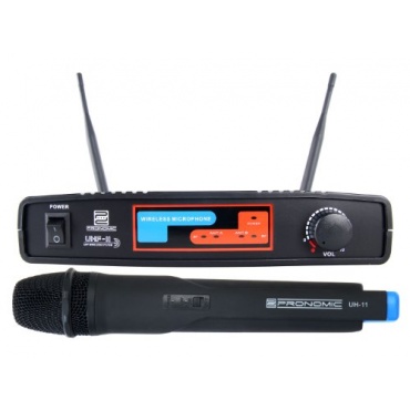 Pronomic UHF-11 Funk-Bhnenmikrofon UHF-Funkmikrofon-Set 863 MHz, drahtlos Bild 1