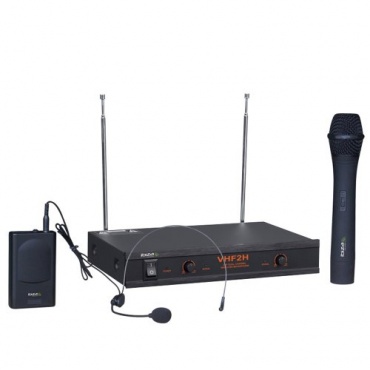  Ibiza VHF2H kabelloses Mikrofon, Schwarz von Ibiza Bild 1