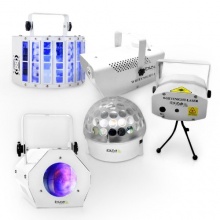 Ibiza LED Lichteffekt Set White Light Party Bild 1