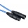 Stage XFXM-Blue-10 Mikrofonkabel XLR 10 m Metallic Blue 4x SET von Pronomic Bild 3