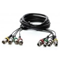 Multicore 4x XLR Male / XLR female Mikrofonkabel 10 Meter von Sirus Bild 1