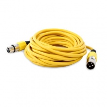 XLR-Kabel 6m gelb von FrontStage, Mikrofonkabel Bild 1