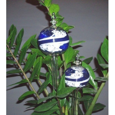 Lupi 2 Durstkugeln im Set Blau Bewässerungskugeln Durstkugel Pflanzensitter Bild 1