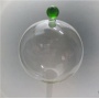 Pflanzensitter Durstkugel Bewsserungskugel klar mit grner Glaskugel ca.8cm Bild 1