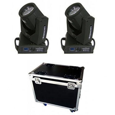 2x Flash Moving Head FL-202 BEAM 5R im Case von Elcotec Bild 1