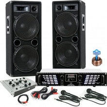 3000W PA Komplettset, Musikanlage DJ-704 von etc-shop Bild 1