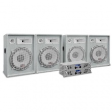 DJ PA Komplettset Anlage 3200W Arctic Frost Pro Serie WhiteStar von Auna Bild 1