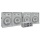 DJ PA Komplettset Anlage 3200W Arctic Frost Pro Serie WhiteStar von Auna Bild 1
