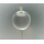 Pflanzensitter Durstkugel Bewässerungskugel klar mit Siliconverschluß ca.9cm Bild 2