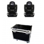 2x Flash Moving Head FL-200 Thunderbolt BEAM 5R mit Case von Elcotec Bild 1