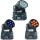 70 LED Moving Head LMH350LED, Schwarz 7  10W Bhnenlicht von kiwigo Bild 2
