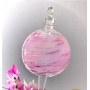 Pflanzensitter Durstkugel Bewsserungskugel rosa mit Glas-Stopfen ca.9cm Bild 1