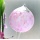Durstkugel Bewsserungskugel Pflanzensitter - Granulat in rosa ca. 9cm Bild 1