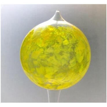 Pflanzensitter Durstkugel Bewsserungskugel Granulat gelb ca. 8,5cm Bild 1