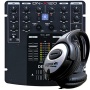 Denon DN-X120 2-Kanal DJ Mixer Battle Mischpult + KEEPDRUM Kopfhrer Bild 1