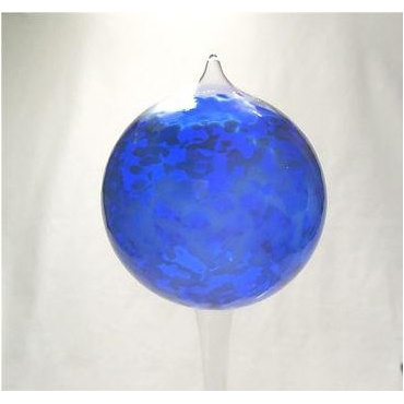 Durstkugel Bewsserungskugel - ca. 8cm mit Farbgranulat blau Bild 1