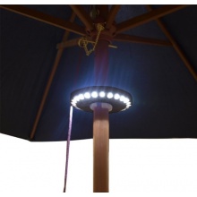 Sonnenschirmbeleuchtung mit 24 LED, Schirmstock 44-50mm Bild 1