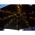 LED Sonnenschirm Lichterkette 8x1,4m 160er warmwei Kabel wei FHS 17040 Bild 1