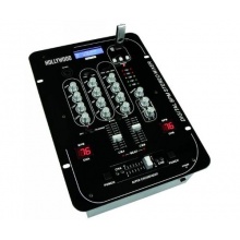 Ett DJ Mischpult Mixer IBIZA 3-Kanal DJ-7744USB schwarz Bild 1