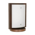 QUADRO wenge I Modern Design Tischlampe Tischleuchte Bild 1