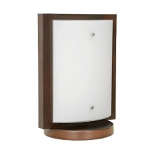QUADRO wenge I Modern Design Tischlampe Tischleuchte Bild 1