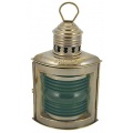 Steuerbordlampe Messing antik, Petroleumbrenner, H: 23cm Bild 1