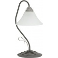 VICTORIA silver I Klassisches Design Tischlampe Tischleuchte Bild 1