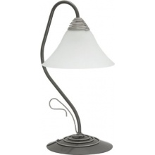 VICTORIA silver I Klassisches Design Tischlampe Tischleuchte Bild 1