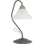 VICTORIA silver I Klassisches Design Tischlampe Tischleuchte Bild 1