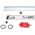 UVC-Set Lampe+Quarzglas 55 Watt Bild 1